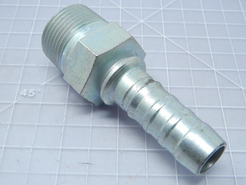 Gates G20100-1216, 12GS-16MP Hydraulic Hose Fitting T106114 For Sale