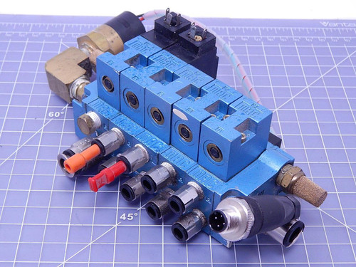 MAC 45A-LAC-DDAJ-1KD Solenoid Valves w/ Manifold T106455 For Sale