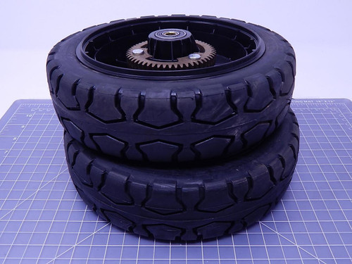 Lot of 2 Toro 133-2634 Wheel ASM 9 In w/ Gear T106790 For Sale