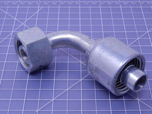 Gates G25730-1220, 12G-20FDHORX90 Hydraulic Hose Fitting T106756 For Sale