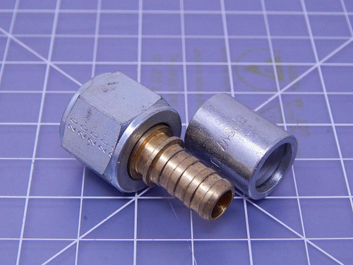 Lot of 5 Gates 8PSW-8FJSX Hydraulic Hose Fitting T107872 For Sale