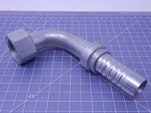 Gates 16FBSPORX90 Hydraulic Hose Fitting T107906 For Sale