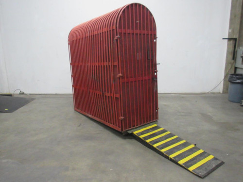 Heavy Duty Large Tire Inflation Cage 74 x 29 x 76 In T108516 For Sale