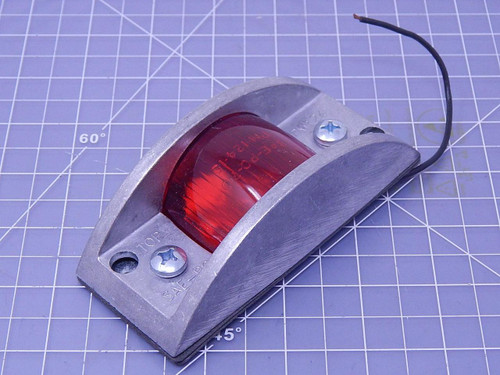 PM124 Light Clearance Red Lens Chrome Housing T108875 For Sale