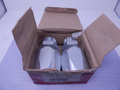 Lot of 2 Aeroquip 4722-32-32S Swivel Fittings T112373 For Sale