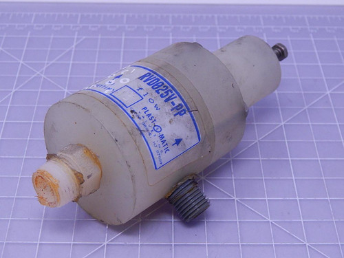 Plast-O-Matic Valves RVD025V-PP Pressure Relief Valve T112972 For Sale