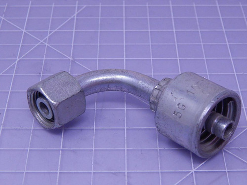 Gates 5G-10FDLORX90 Hydraulic Hose Fitting T113280 For Sale
