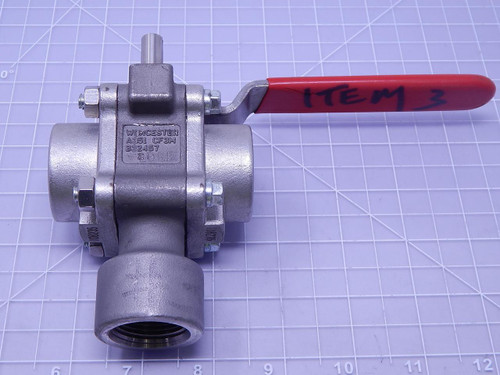Flowserve D4446TSE Cast Iron Threaded Ball Valve T113693 For Sale