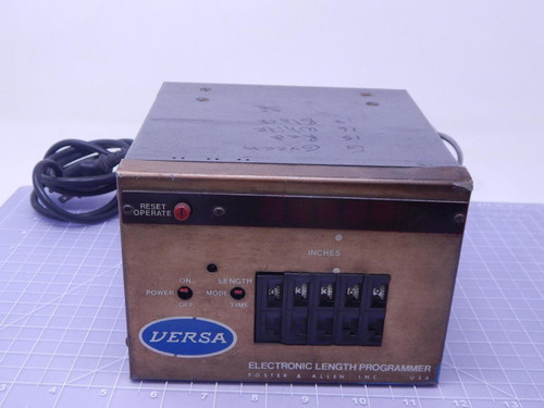 Foster & Allen Versa Electronic Length Programmer T115221 For Sale