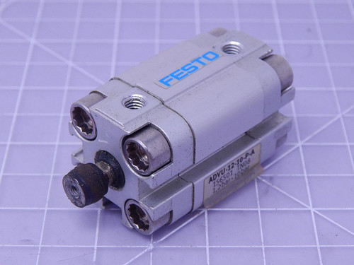 Lot of 2 Festo ADVU-12-10-P-A Pneumatic Cylinders T115917 For Sale