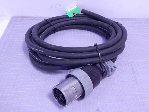 JBT 624-8645 Carol Portable Cord 3 Conductor, AWG 6 600 V Max w/ Hubbell Power Entry Connector T116048 For Sale