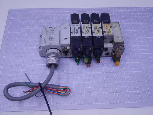 Numatics 041SS4Z2GN000F Solenoid Valves w/ Manifold T116779 For Sale
