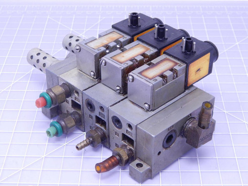 Numatics 0315A4000 Solenoid Valves w/ Manifold T117320 For Sale