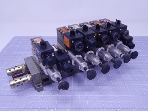 Numatics 031SA400C Solenoid Valves w/ Manifold T117321 For Sale