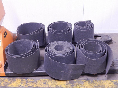 Lot of 6 Felt Conveyor Belts 8 In Wide T117460 For Sale