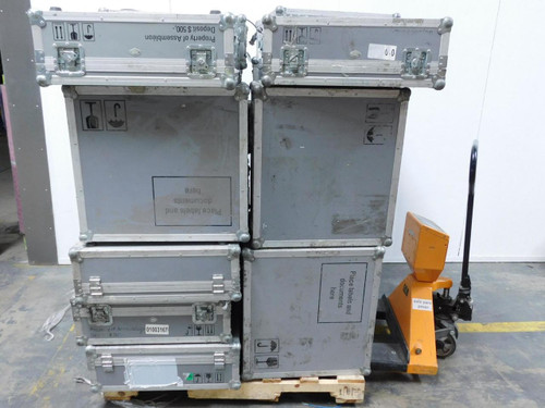 Lot of 24 Aluminum Industrial Instrument Cases 23x25x10 In T120025 For Sale