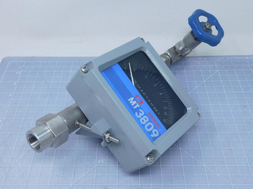 Brooks Instrument MT 3809 Metal Tube Variable Area Flowmeter T118744 For Sale