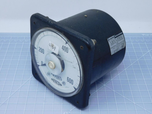 Crompton Instruments 3608.51 PACS Meter 0-600 Amperes T121215 For Sale