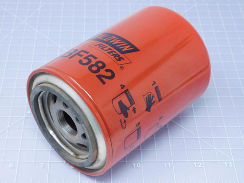 Baldwin Filters BF582 Secondary Fuel Spin-on Fits Allis Chalmers, Case, Fiat-Allis, Grimmer Schmidt Equipment T121424 For Sale