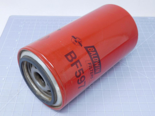 Baldwin Filters BF597 Fuel Spin-on Filter with Drain, 7-17/32X3-11/16X7-17/32 IN T121720 For Sale
