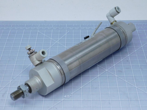 SMC NCDMC150-0400C Series NCM Stainless Steel Cylinder 250 PSI Max Pressure Air Cylinder T122614 For Sale
