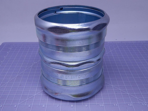 Steel City 4 Q1EMT Compression Coupling Conduit Fitting 4 In T123260 For Sale