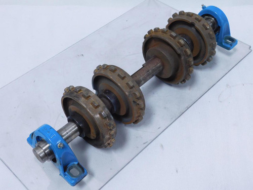 24 Inch Roller Conveyor Part w Bearings T123001 For Sale