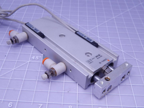 SMC CXSM10-50 Dual Rod Guided Cylinder 0.7 MPa max press T123459 For Sale