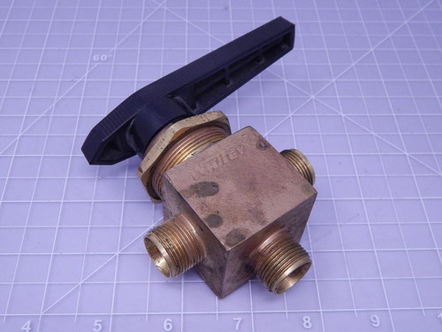 Whitey B-45XS8 3-Way Ball Valve 1/2 In T123468 For Sale
