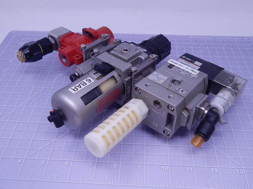 SMC EAV3000-F03-5YZ-Q AW30-F04 Pneumatic Filter Regulator Valve Assembly T123733 For Sale