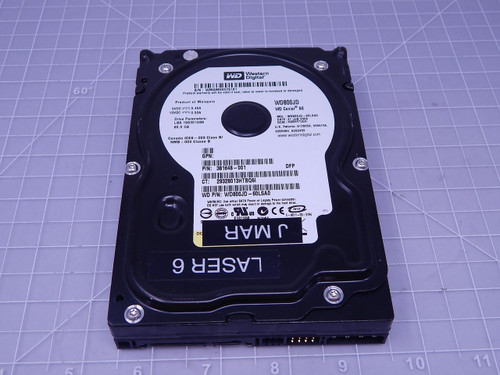 Western Digital WD800JD-60LSA0 Hard Drive 80 Gb 381648-001 T124459 For Sale