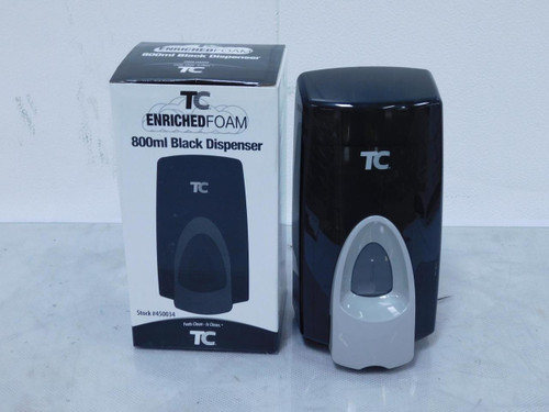 Lot of 10 Technical Concepts 450034 800 ml Black Dispenser T124787 For Sale