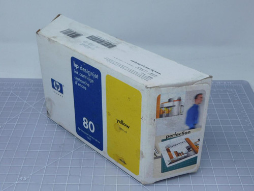 HP C4848A Designjet Ink Cartridge Yellow T125157 For Sale