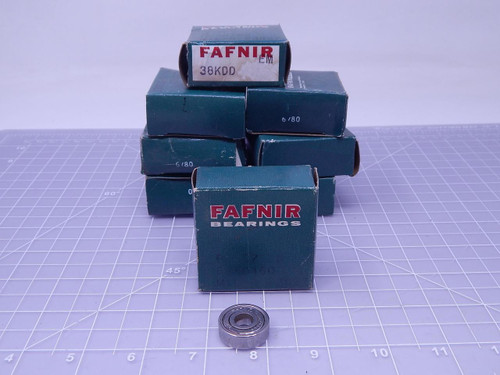 Lot of 8 Timken FAFNIR 38KDD Extra Small Ball Bearing, Double Shielded T125322 For Sale