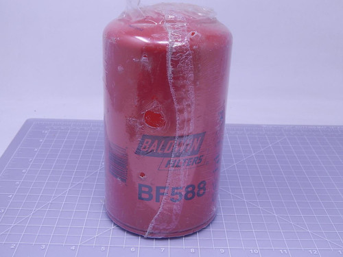 Baldwin Filters BF588 Secondary Fuel Spin-on Filter 7-11/32 X 4-1/4 X 7-11/32 IN T125882 For Sale