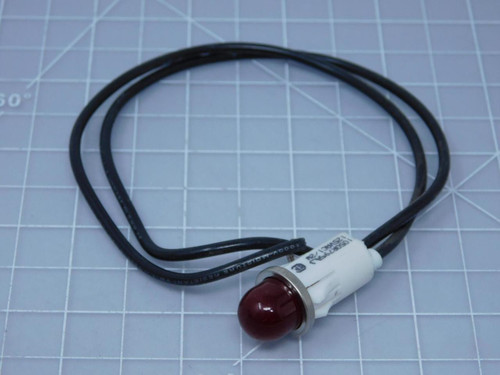 Lot of 20 Robertshaw 80-103 Indicator Light Round Red 1/2 In Mount Hole 125 V T126137 For Sale