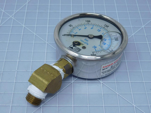 Stewarts Pressure Gauge 0-300 psi T126153 For Sale