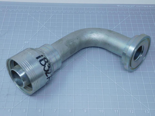 Eaton Weatherhead Hydraulic Hose Fitting, 90deg Elbow Shape 1-1/2" T127309 For Sale