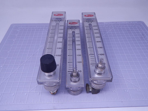 Lot of 3 Dwyer RMB-55-SSV Flowmeters T128114 For Sale