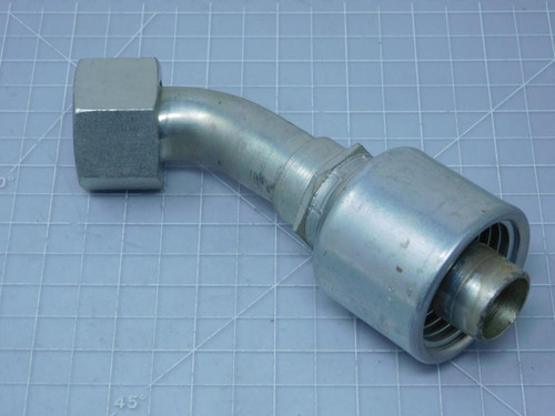 Gates G25235-1616 Hydraulic Hose Fitting 16G-16FFORX45S T128665 For Sale