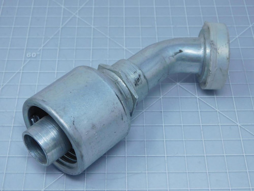 Gates G25306-1616 Hydraulic Hose Fitting 6G-16FL45S T128847 For Sale