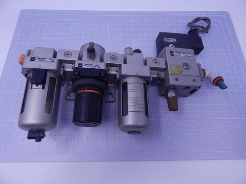 SMC NAR3000-N03 Pneumatic Regulator Set Lock T129298 For Sale