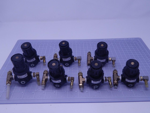 Lot of 7 Wilkerson R03-01-000 Pneumatic Regulators T129620 For Sale