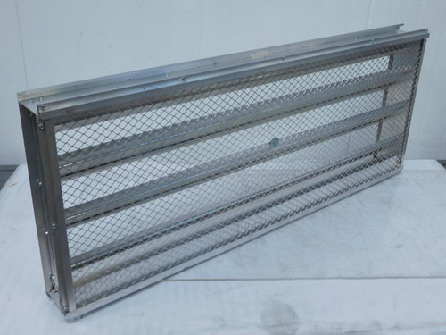 NCA XAD-4-45-GL 104676-9   Deep Drainable Extruded Aluminum Stationary Louver 50 x 20 For Sale
