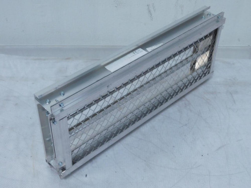 NCA XAD-2-45-GL 109179-7   Deep Drainable Extruded Aluminum Stationary Louver 20 x 8 For Sale