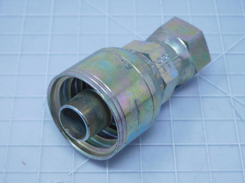 Eaton TTC-10    TTC Series Female Swivel Crimpable Hydraulic Hose Fitting 3/4" x 1 1/4" For Sale