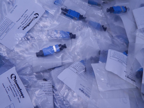 Lot of 98 Commscope KFA-LC02-KBL Keyed LC Adapter Blue For Sale