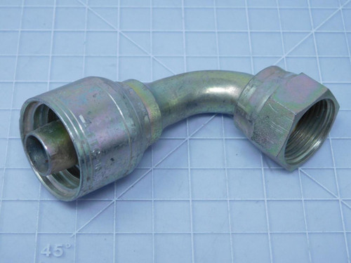Eaton TTC-10    TTC Series Swivel Crimpable Hydraulic Hose Fitting 1 17/64 In x 15/16 In For Sale