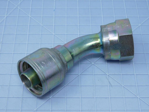 Eaton TTC-10    TTC Series Swivel Crimpable Hydraulic Hose Fitting 1 9/32 In x 1 13/64 In For Sale