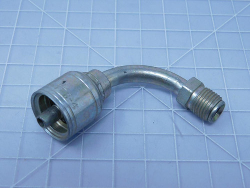 Eaton TTC-4    TTC Series Swivel Crimpable Hydraulic Hose Fitting 43/64 In x 1/4 In For Sale